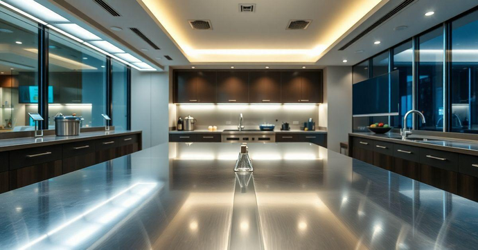 Bancadas em A&ccedil;o Inox: Durabilidade e Estilo