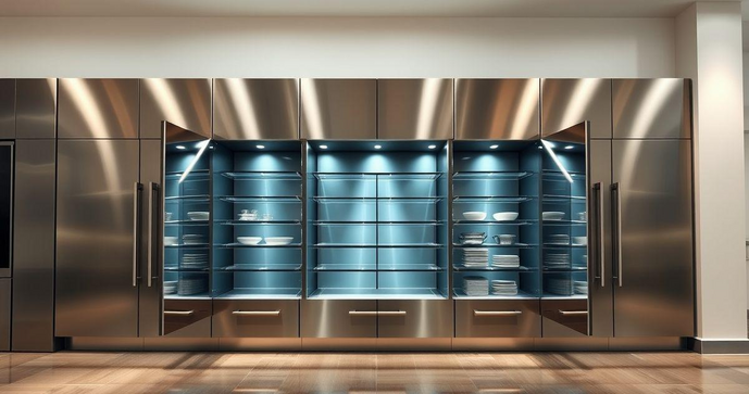 Arm&aacute;rio de Cozinha A&ccedil;o Inox: Durabilidade e Estilo para Sua Cozinha
