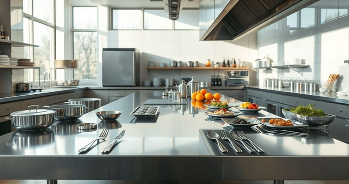 Mesa de manipula&ccedil;&atilde;o inox: a escolha ideal para seguran&ccedil;a e higiene na sua cozinha