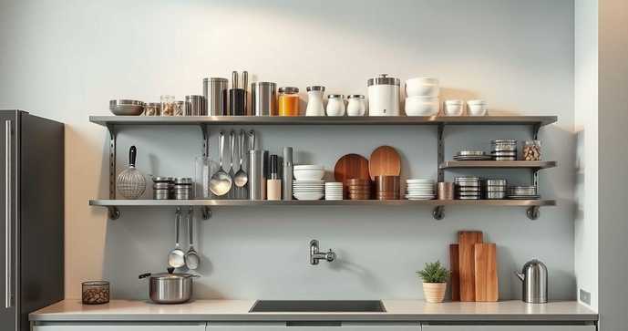 Prateleira Inox Parede: A Solu&ccedil;&atilde;o Elegante e Funcional para Seu Espa&ccedil;o