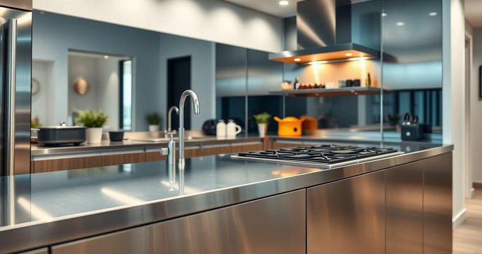 Vantagens do Balc&atilde;o Inox para sua Cozinha
