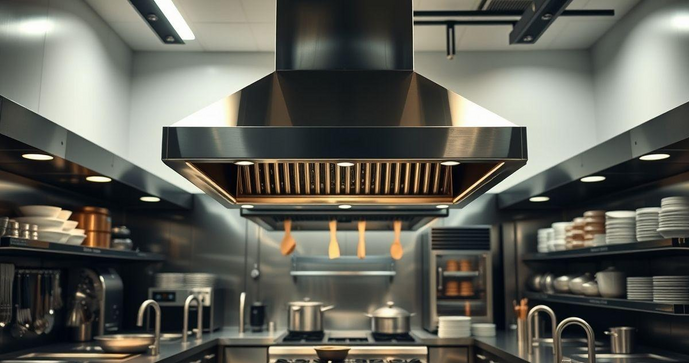 Coifa Inox Industrial: efici&ecirc;ncia e estilo