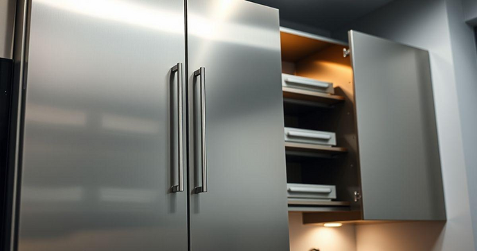 Arm&aacute;rio de a&ccedil;o inox como solu&ccedil;&atilde;o vers&aacute;til para ambientes