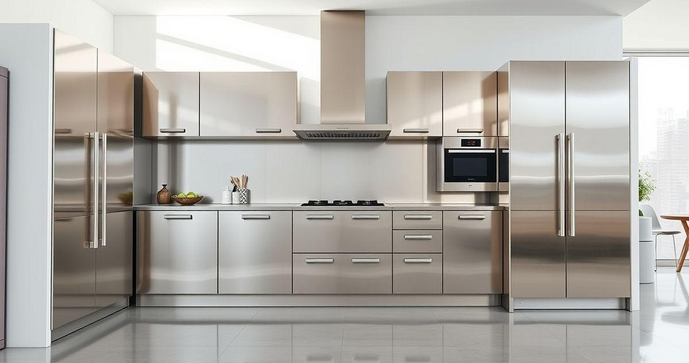 Armário de inox para cozinha é a escolha ideal para modernidade e praticidade na sua casa