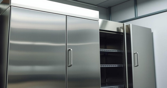 Arm&aacute;rio Industrial Inox para Organizar e Otimizar Espa&ccedil;os