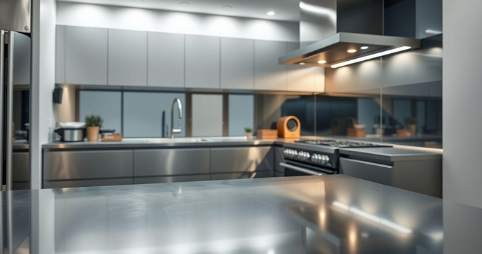 Balc&atilde;o Inox para Cozinha: Eleg&acirc;ncia e Praticidade em Seu Espa&ccedil;o