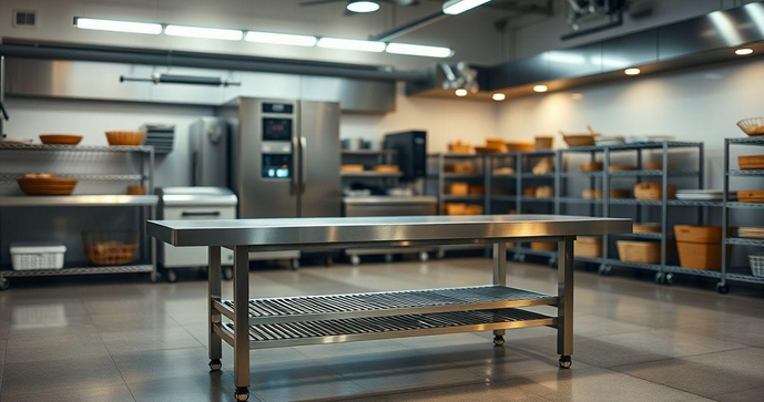 Mesa de Inox para Padaria: Escolha Ideal para Agilidade e Seguran&ccedil;a