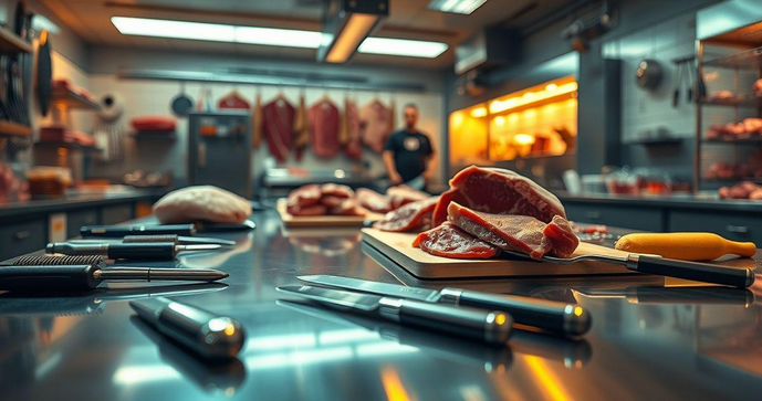 Mesa para Cortar Carne em A&ccedil;ougue