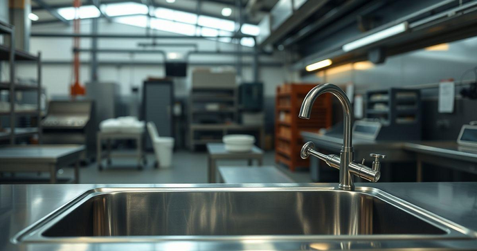 Pias de inox para cozinha industrial: a escolha ideal para eficiência e durabilidade