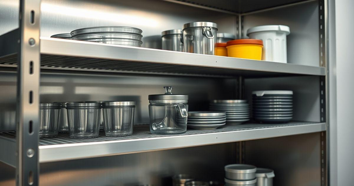 Prateleira de inox para cozinha: a solução ideal para organização e estilo
