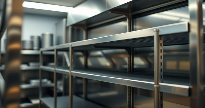 Prateleira Inox Industrial: A Solu&ccedil;&atilde;o Perfeita para Organiza&ccedil;&atilde;o e Durabilidade em Ambientes Comerciais
