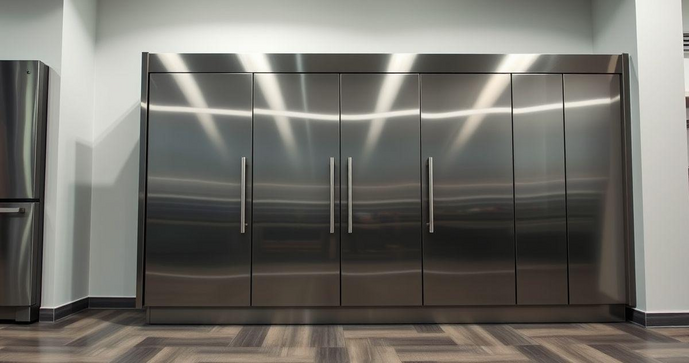 Balc&atilde;o de cozinha em a&ccedil;o 4 portas &eacute; a solu&ccedil;&atilde;o ideal para sua cozinha