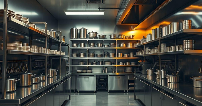 Como Escolher Prateleiras Inox para Cozinha Industrial e Suprir suas Necessidades