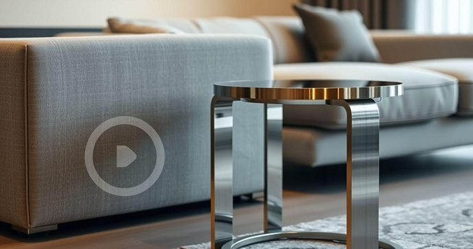 Mesa de apoio inox: Escolha a Ideal para Sua Decora&ccedil;&atilde;o e Praticidade