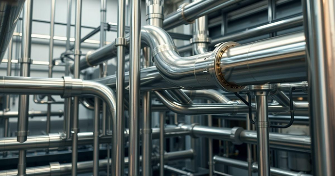 Tubos de a&ccedil;o inox: benef&iacute;cios e aplica&ccedil;&otilde;es em projetos industriais