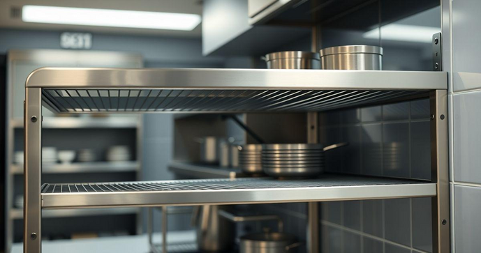Como Escolher a Estante de A&ccedil;o Inox Ideal para Sua Cozinha
