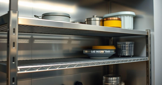 Prateleira de inox para cozinha: funcionalidade e estilo para seu espa&ccedil;o