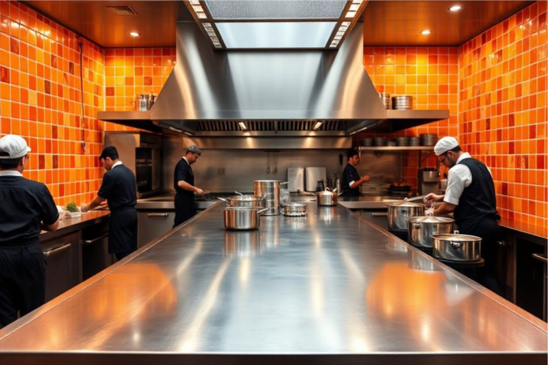 Prateleira de Inox Para Cozinha Industrial: Praticidade e Estilo