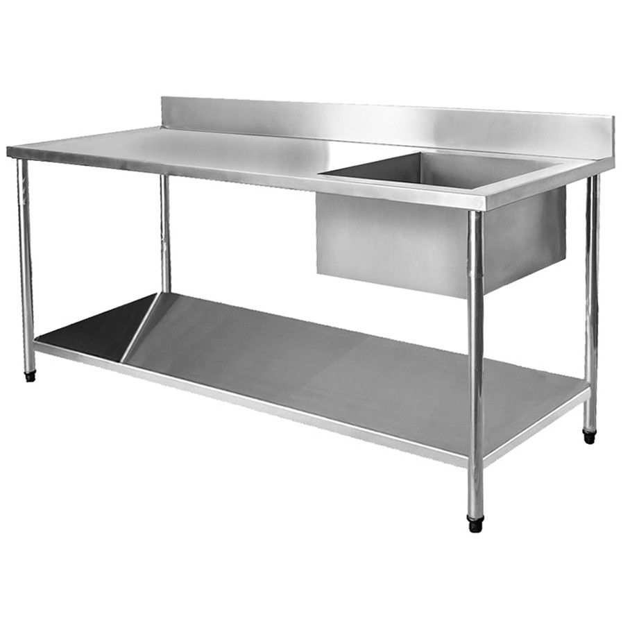 Mesa de inox para cozinha industrial