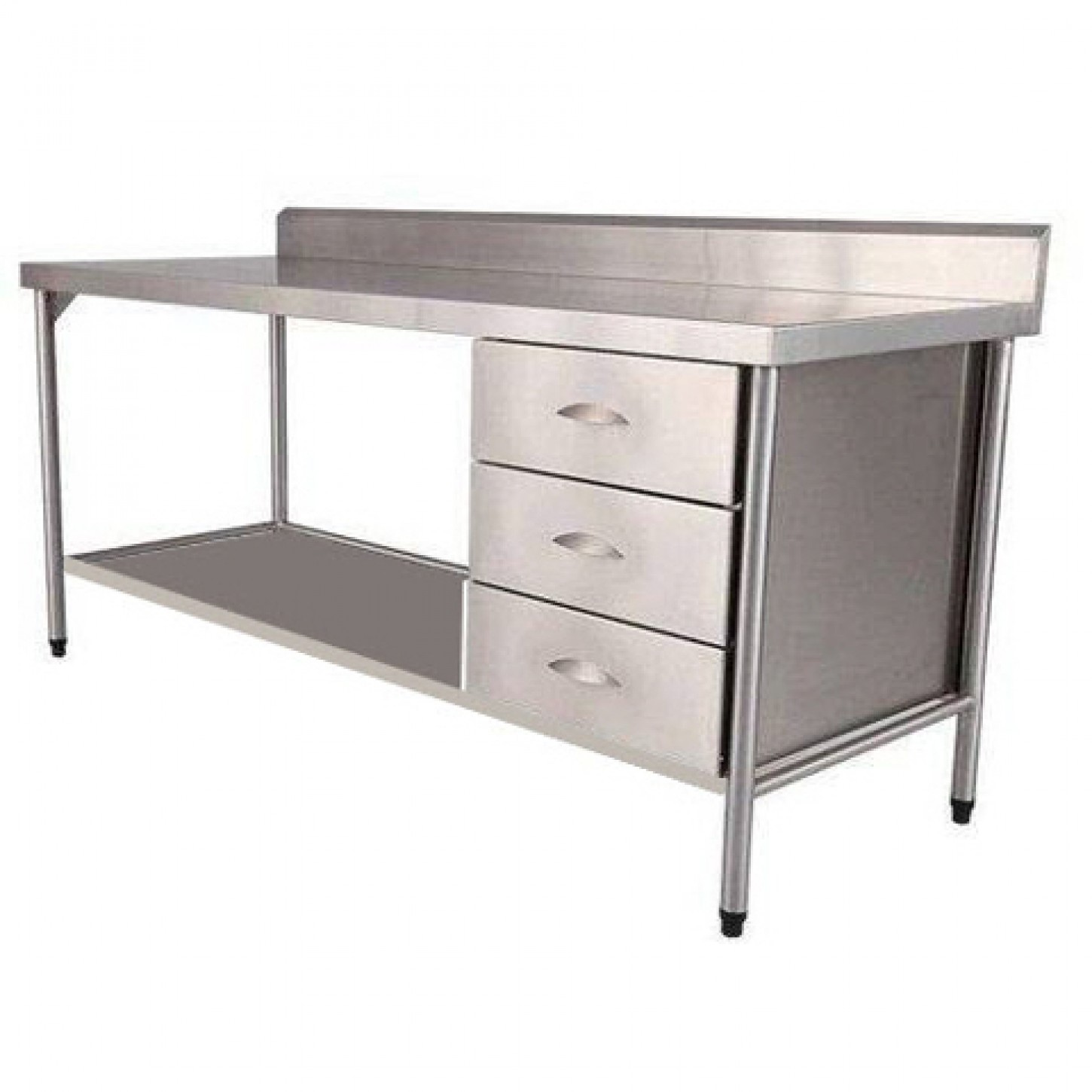 Mesa de inox quadrada