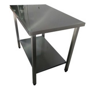 Mesa em aço inox para cozinha industrial