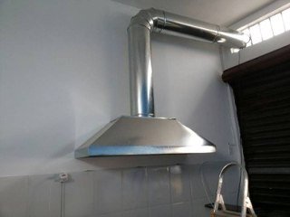 Coifa industrial inox