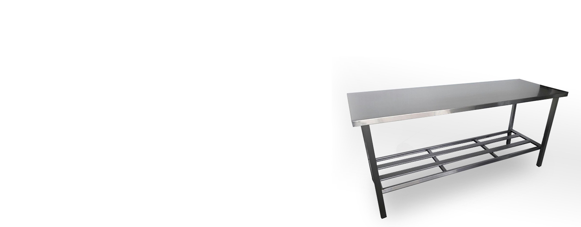 Bancada e Mesa de Aço Inox para indústria