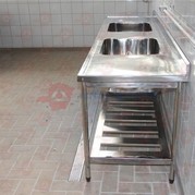 Mesa de aço inox para cozinha industrial